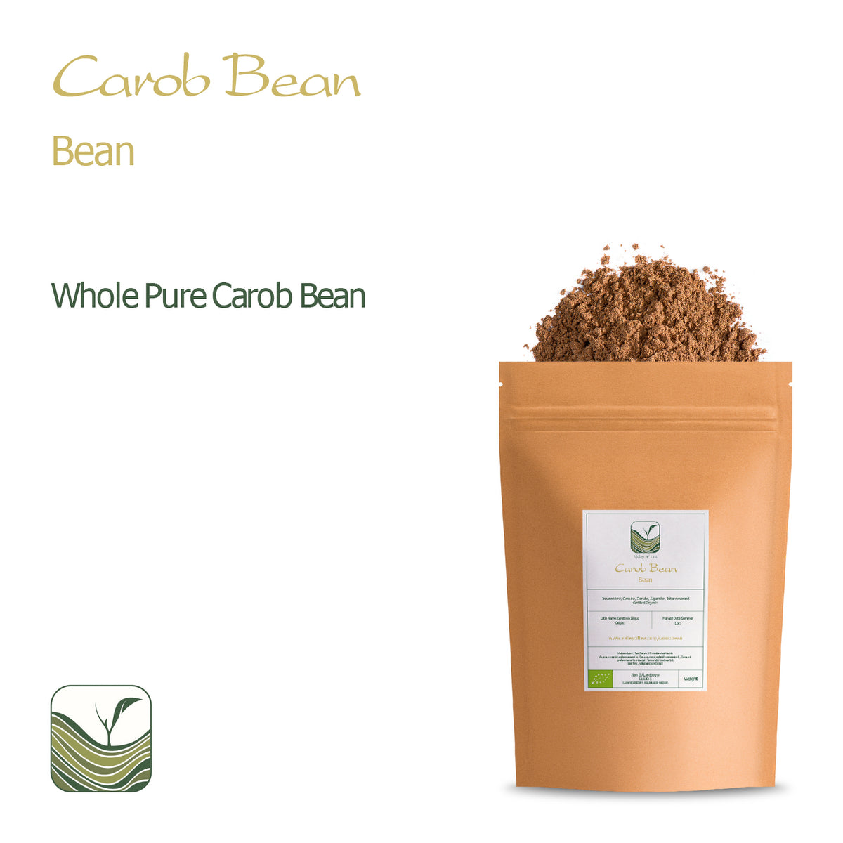 Carob Bean Nibs Raw 250g