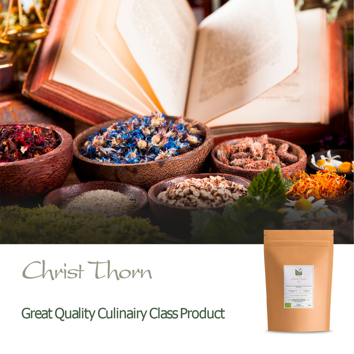 Christ Thorn Organic Herb 100g