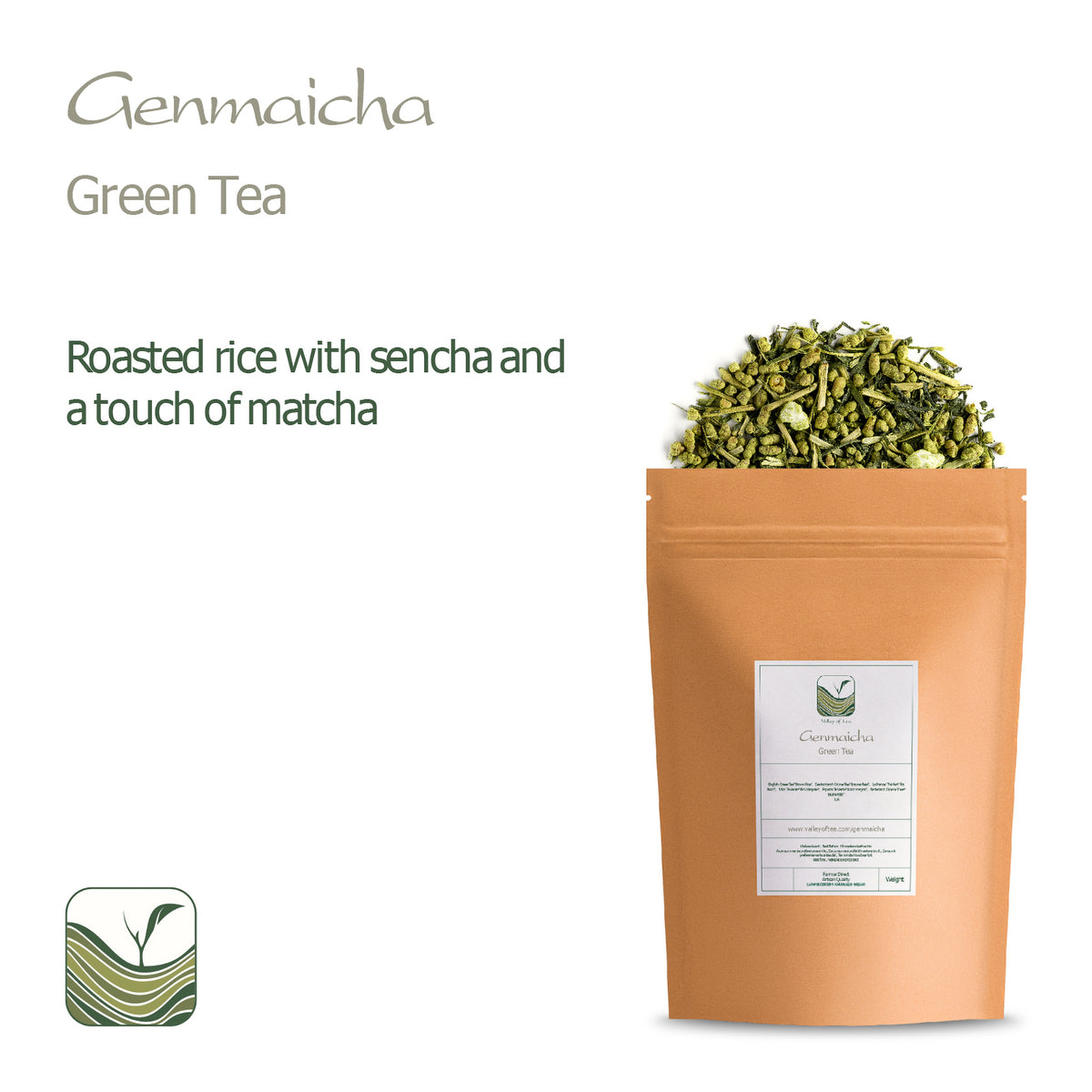Genmaicha Roasted Rice Japanese Tea 200g