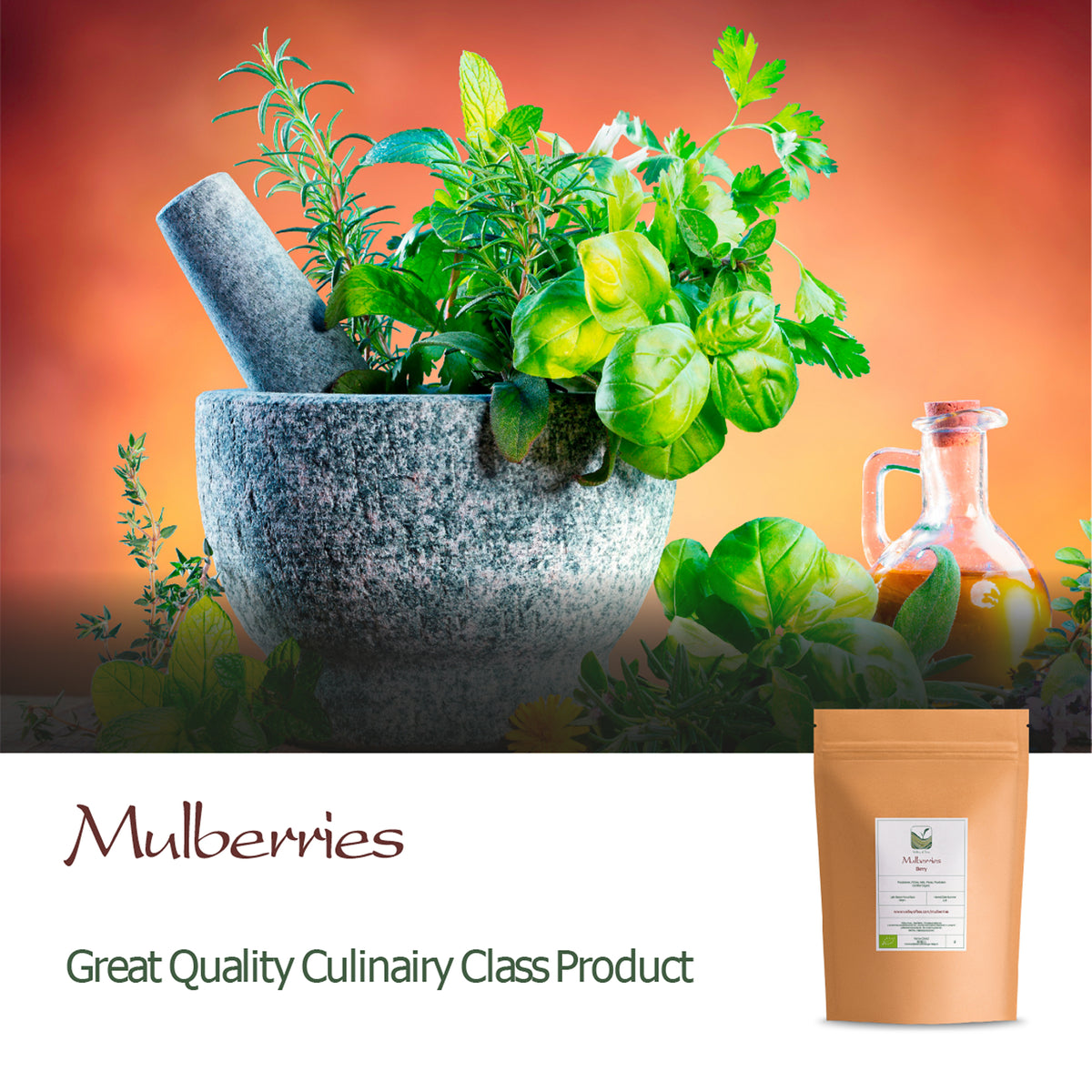 Whole Dried Mulberries Organic - Dried Mulberry
