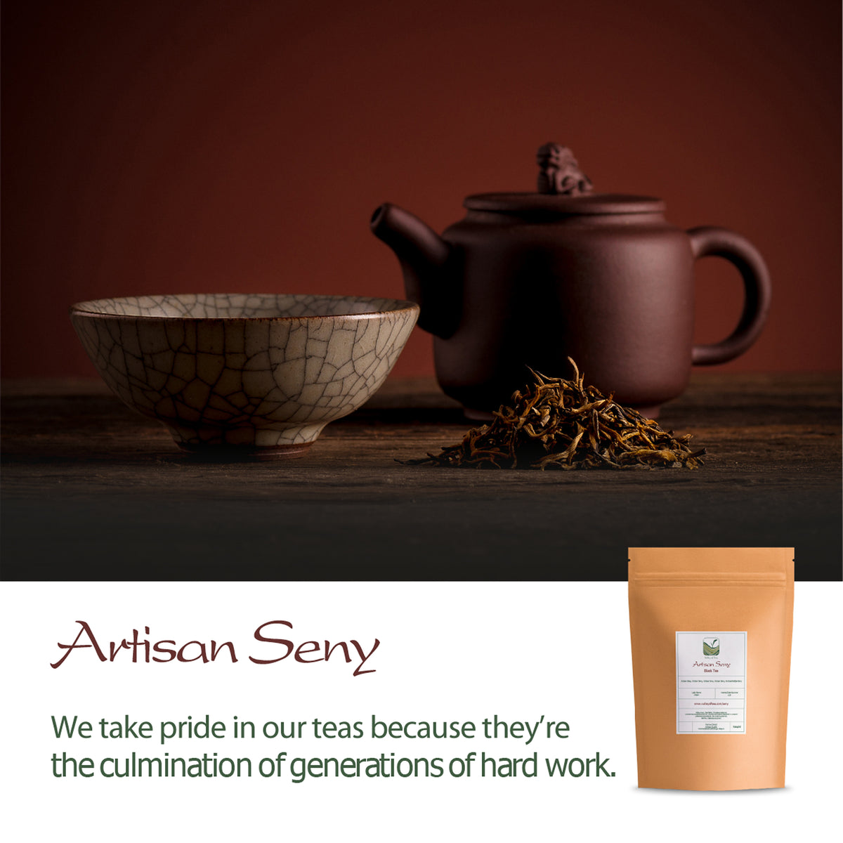 Sri Lanka Black Tea Leaf - Artisan Handmade Grade From Nuwara Eliya