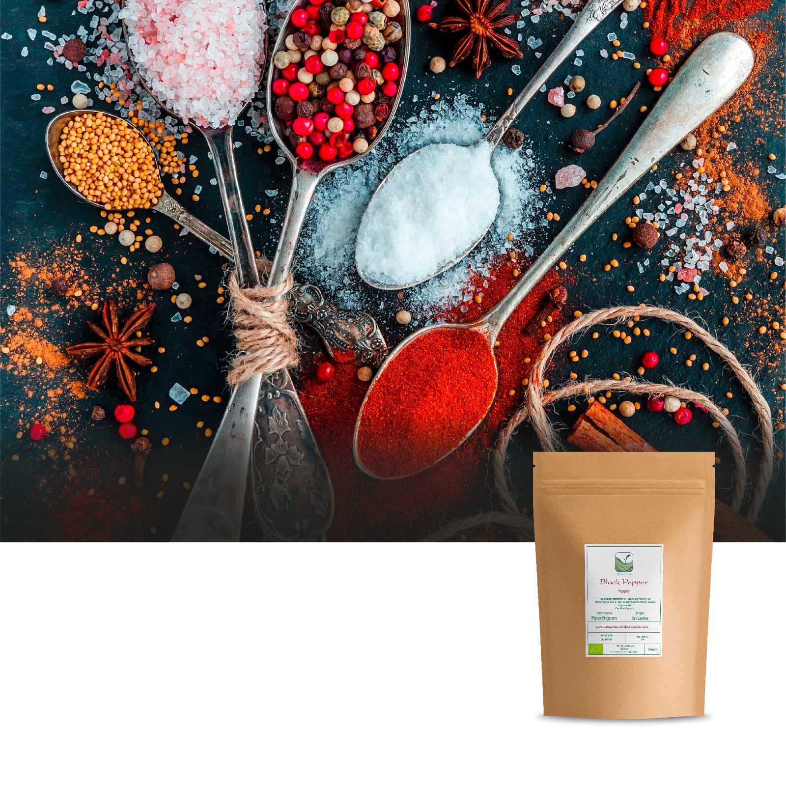 Black Peppercorns 200g