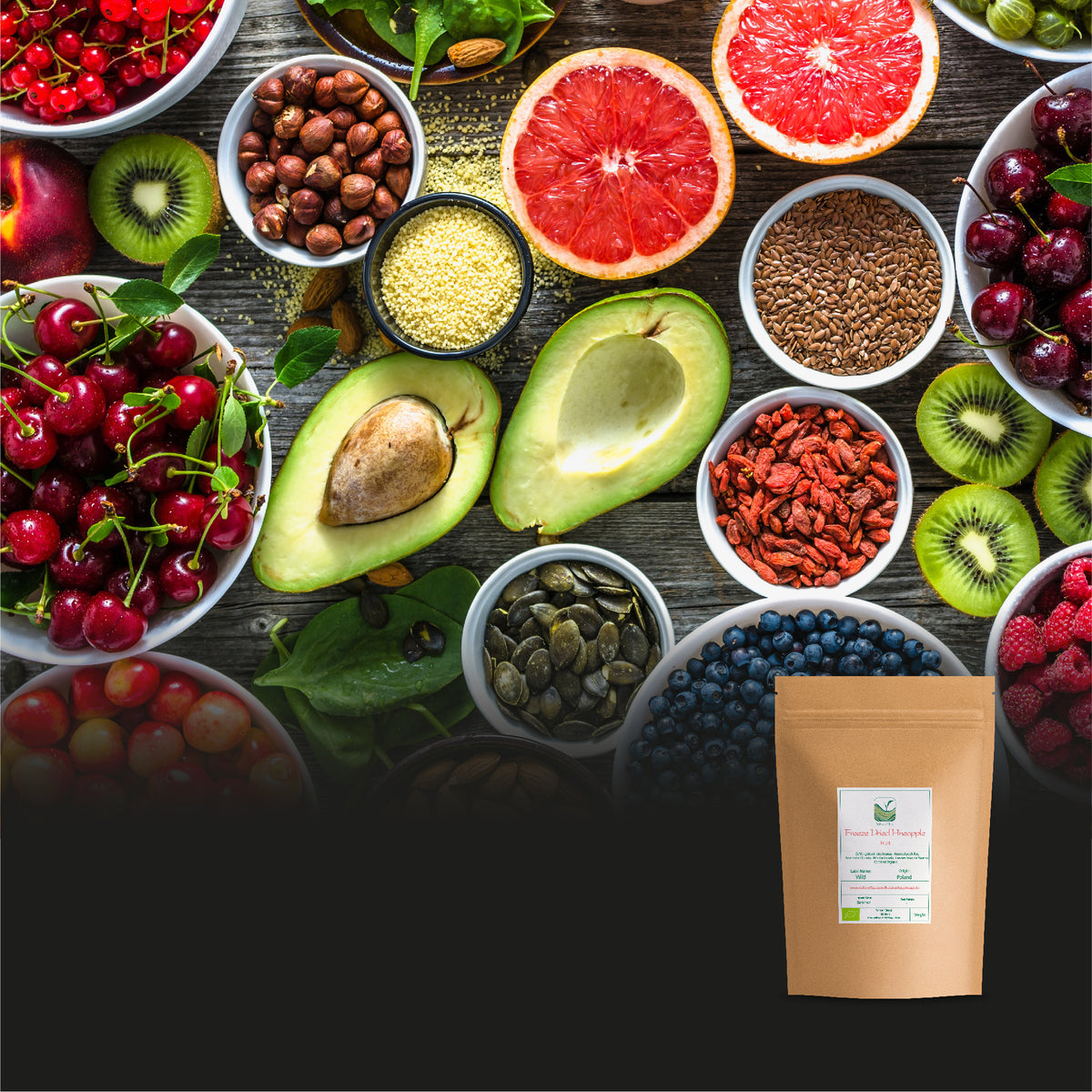 Freeze Dried Pineapple 40g